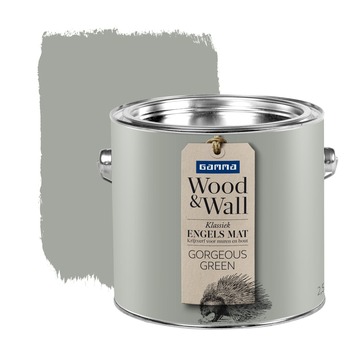 GAMMA Wood&Wall krijtverf Gorgeous Green 2,5 liter