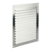 Renson ventilatierooster opbouw aluminium zilver 200x200 mm