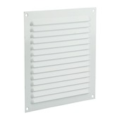 Renson Ventilatierooster Opbouw Aluminium Wit 200 x 200 mm