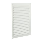 Renson Ventilatierooster Opbouw Aluminium Wit 200 x 250 mm