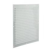 Renson Ventilatierooster Opbouw Aluminium Wit 300 x 300 mm