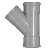 Martens T-stuk 45° PVC grijs 3 schuifmof 125x125x125 mm