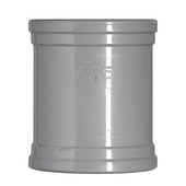 Martens overschuifmof grijs 2x manchet 125x125 mm