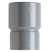 Martens verloopstuk PVC grijs 1x lijmverbinding 70x60 mm