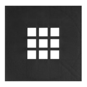 Martens deksel kunststof 20x20 cm