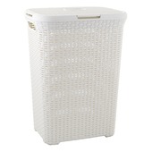 Curver wasbox 60 liter vintage wit incl. deksel