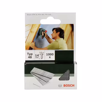 Bosch nagels type 48 1,8x14mm 1000 stuks