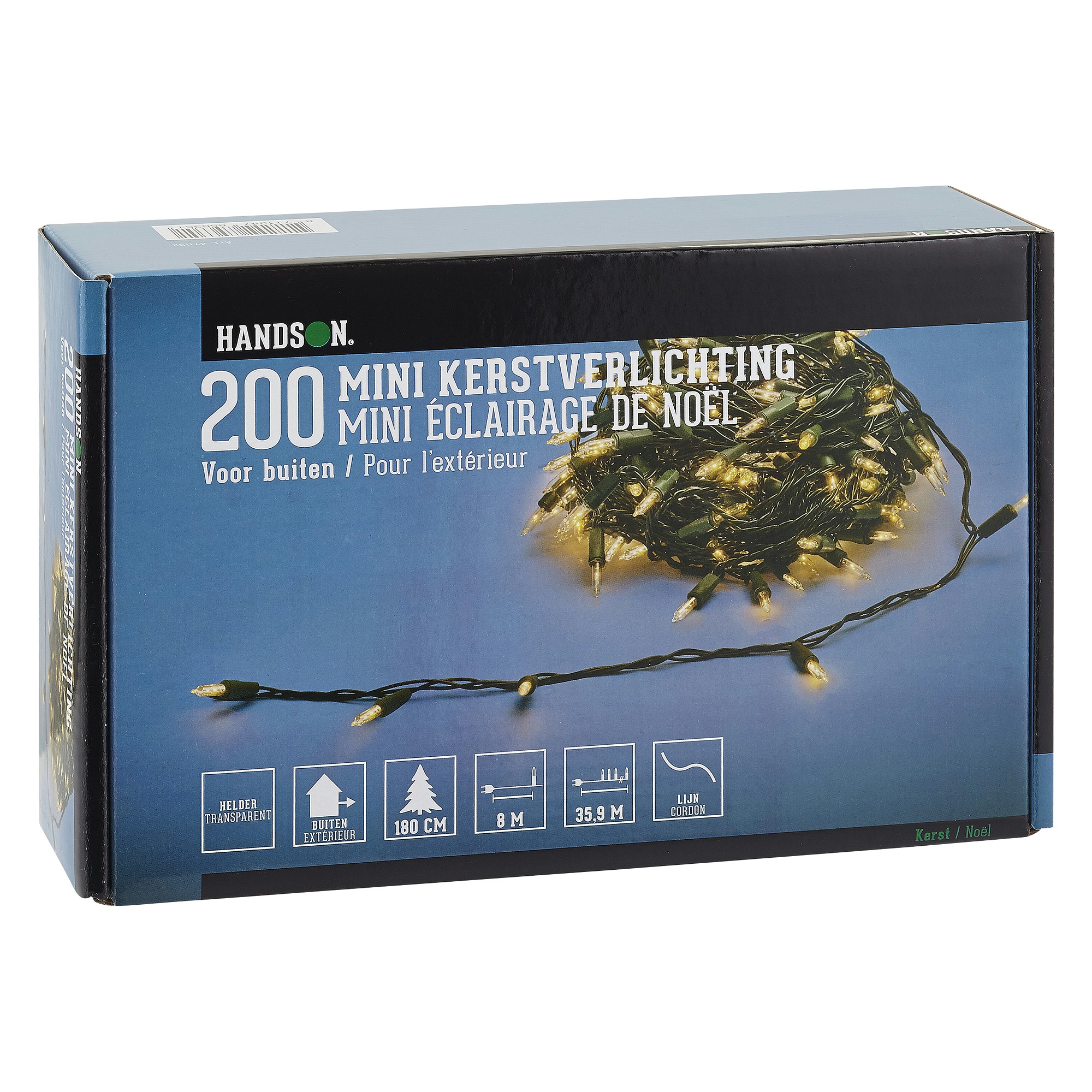 Kerstverlichting buiten mini 200 lampjes Lichtslangen en