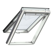 Velux uitzettuimelvenster HR++ veiligheidsglas wit afgelakt UK04 134x98 cm
