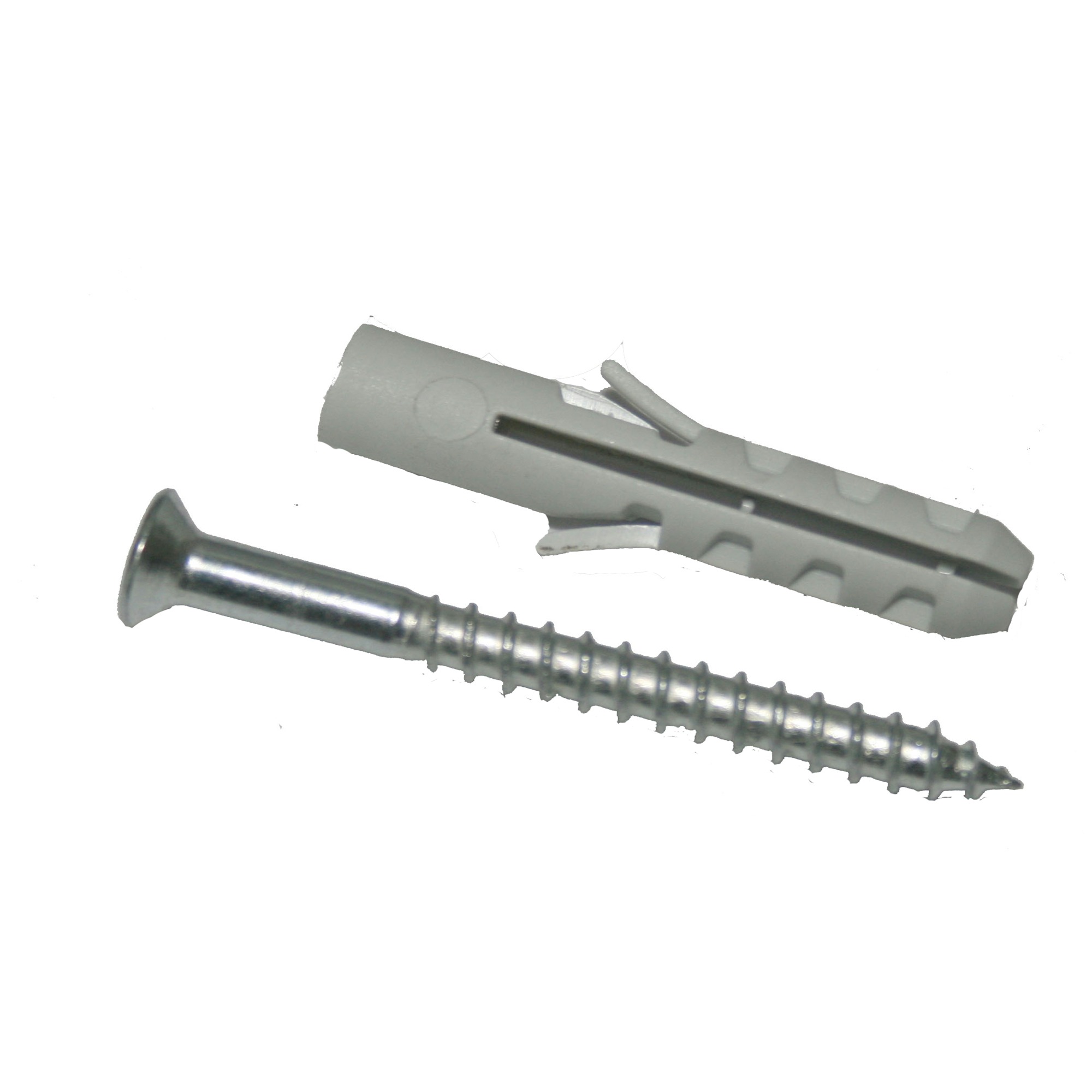 Gamma Plug 6 Mm Met Spaanplaatschroef Verzinkt 4X45 Mm 12 Stuks gamma kopen in de aanbieding