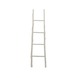 Deco ladder hout wit 37x160 cm