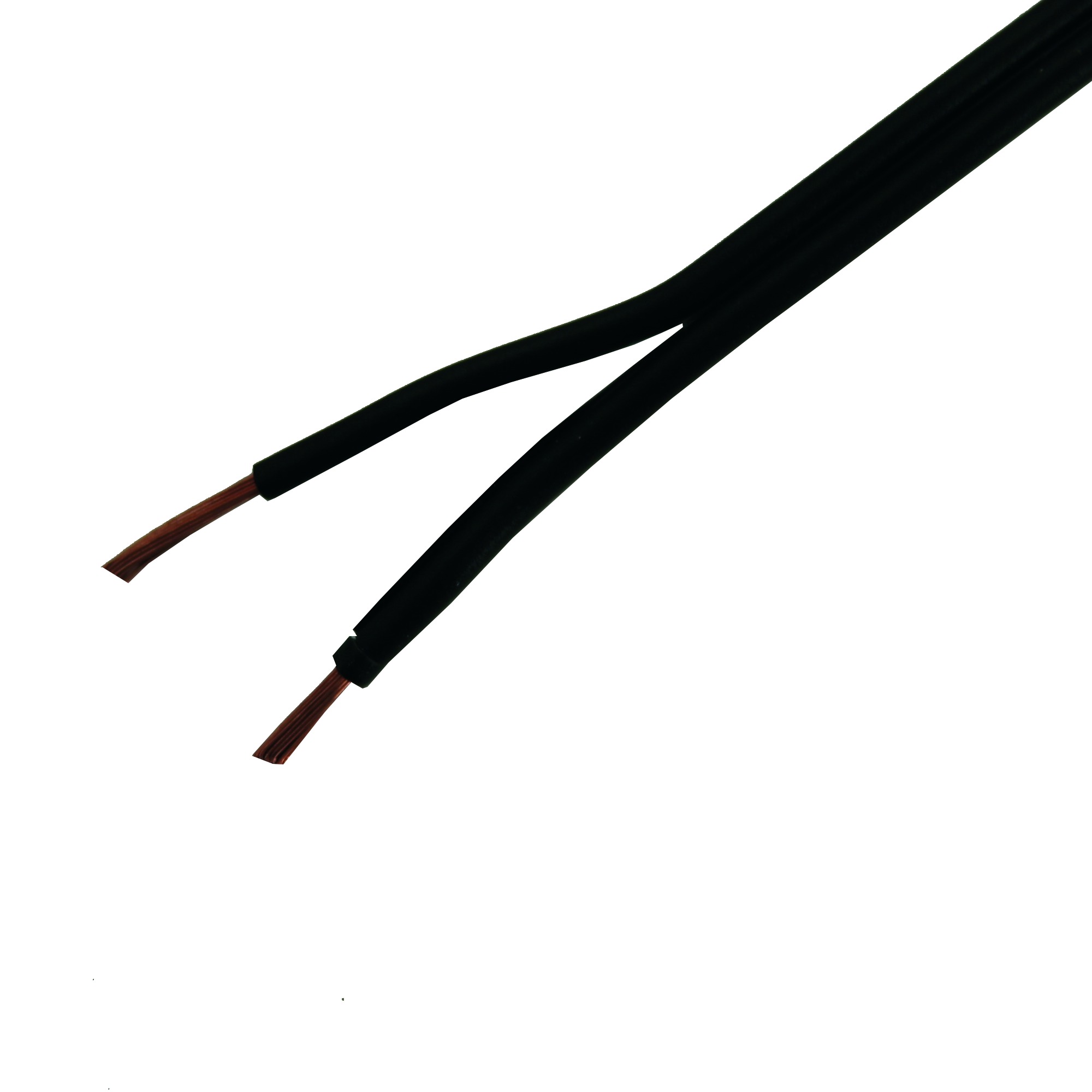 Gamma Tweelingsnoer Plat Zwart 2X075 Mm 20 Meter gamma kopen in de aanbieding