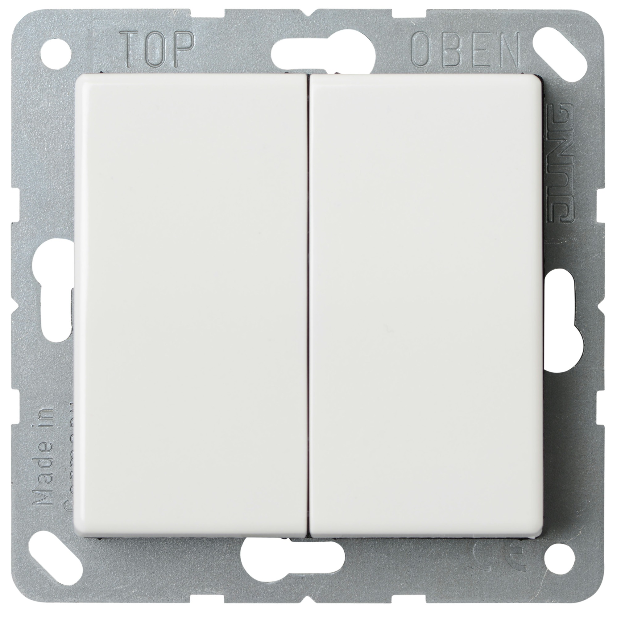 Jung As500 Wisselwissel Schakelaar Wit jung kopen in de aanbieding