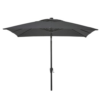 Berucht Aap Almachtig GAMMA | Parasol Ibiza Zwart Vierkant Ø250 cm kopen? | parasols