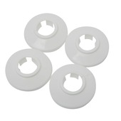GAMMA buisrozet wit Ø 22 mm 4 stuks
