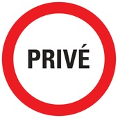 Pickup bord prive Ø 18 cm