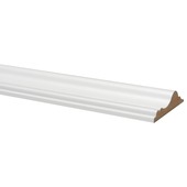 Decorlijst MDF wit folie 18x68 mm 260 cm