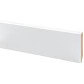 Dekrand MDF wit folie 100x17 mm 260 cm