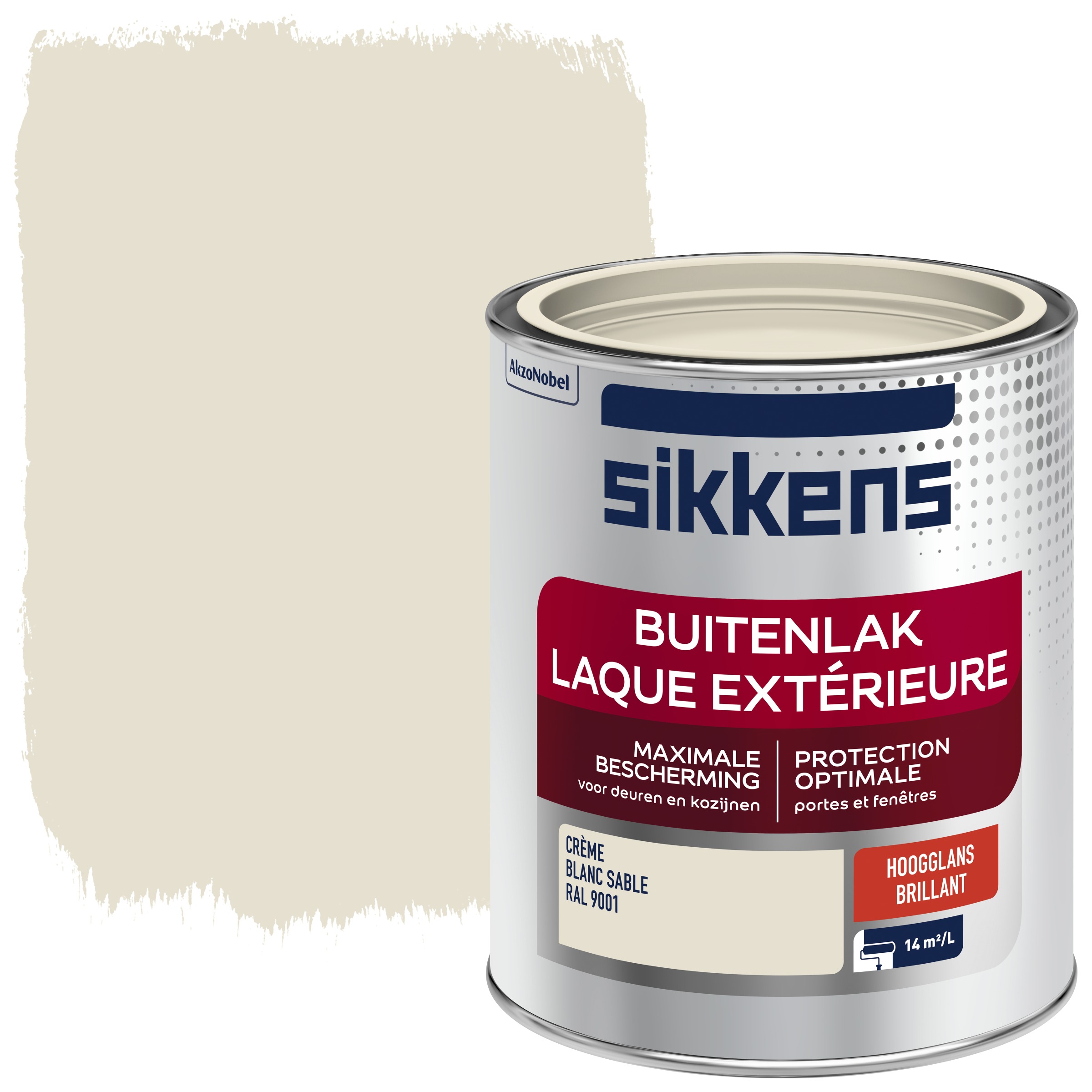 Sikkens Buitenlak Ral 9001 Hoogglans 750 Ml sikkens kopen in de aanbieding