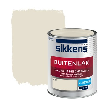 Sikkens buitenlak RAL 9001 zijdeglans 750 ml