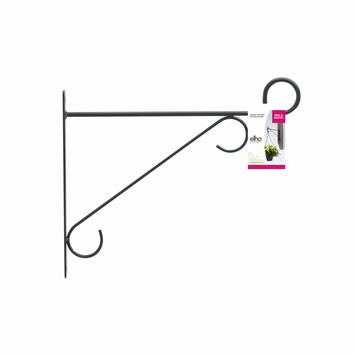 Elho Wandhaak kunststof antraciet 30 cm