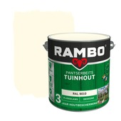 Rambo Pantserbeits Tuinhout zijdeglans dekkend RAL 9010 2,5 liter