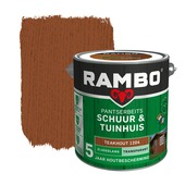 Rambo Pantserbeits Schuur & Tuinhuis zijdeglans transparant teakhout 2,5 liter
