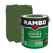 Rambo Pantserbeits Schuur & Tuinhuis zijdeglans transparant loofgroen 2,5 liter