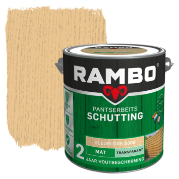 begin bureau wij GAMMA | Rambo pantserbeits schutting transparant kleurloos mat 2,5 liter  kopen? | houtbeits