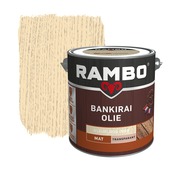 Rambo bankirai olie transparant kleurloos 2,5 liter