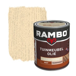 Rambo Tuinmeubel olie mat transparant kleurloos 750 ml