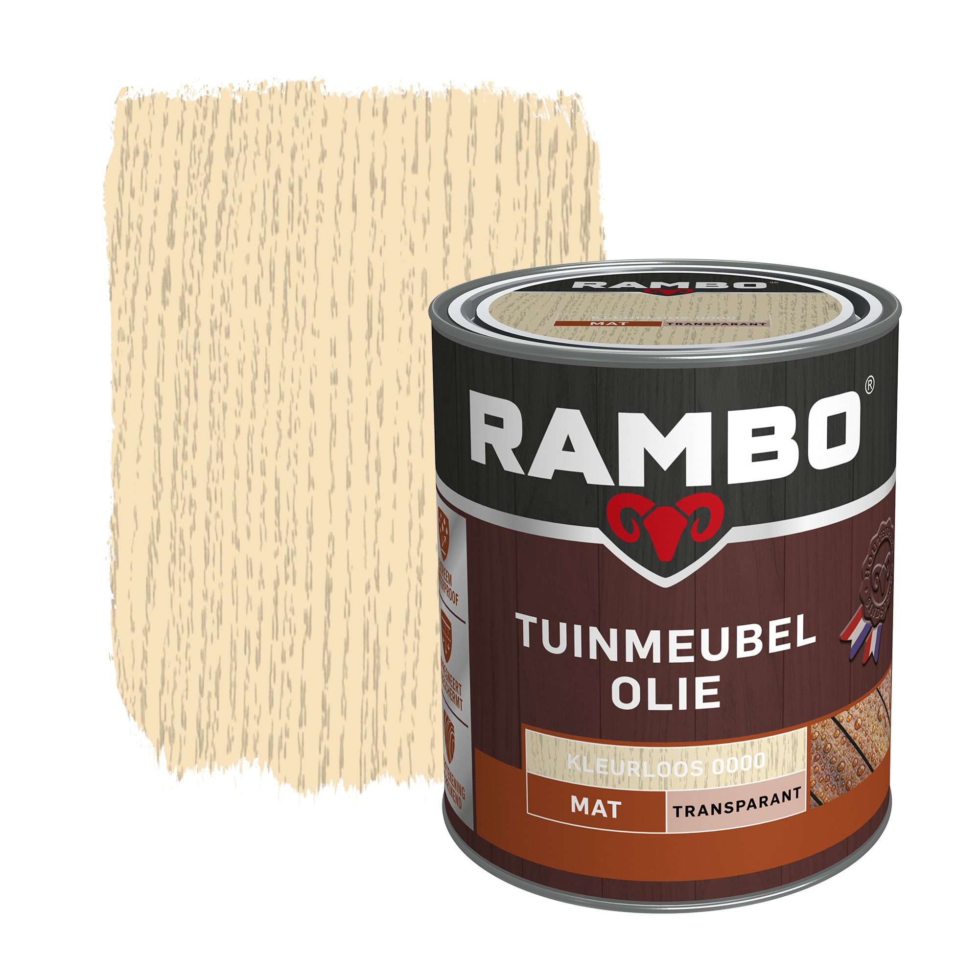 Rambo Tuinmeubel Olie Kleurloos 750 Ml rambo kopen in de aanbieding