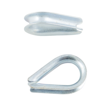 Puntkous gegalvaniseerd 6 mm 4 stuks