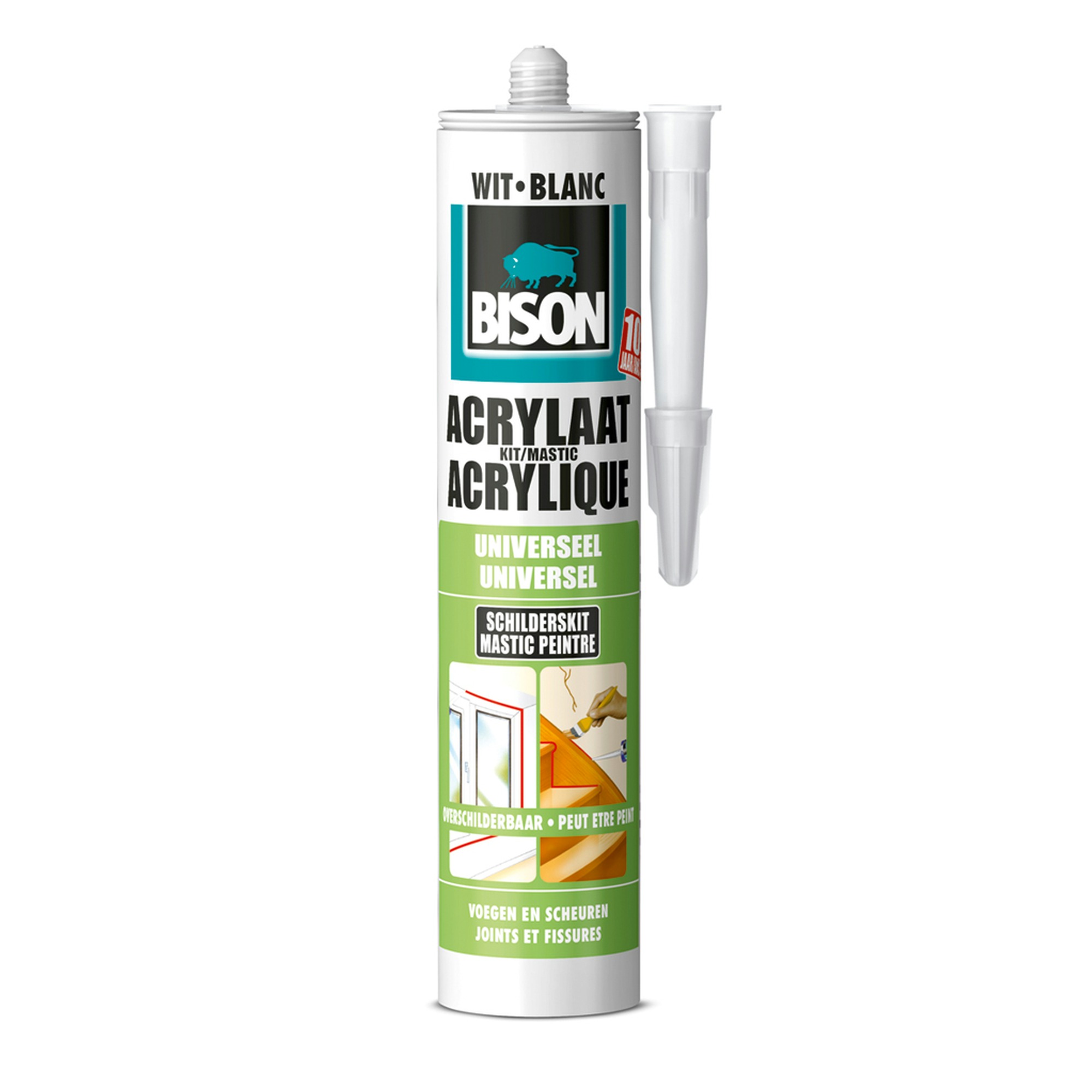 Bison Acrylaatkit Wit 300 Ml bison kopen in de aanbieding