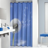 Sealskin Douchegordijn Blow Ball Blauw 180x200 cm