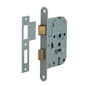 Nemef 1200 serie Insteekslot dag-/nachtslot met RVS voorplaat Doorn 50mm PC 55mm