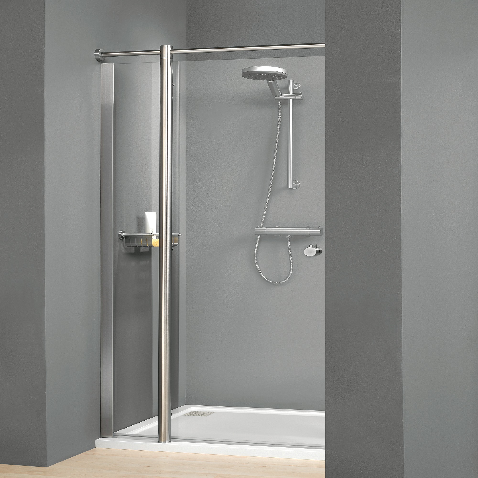 Tiger Boston Nisdeur Rvs Helder Glas 120 tiger kopen in de aanbieding