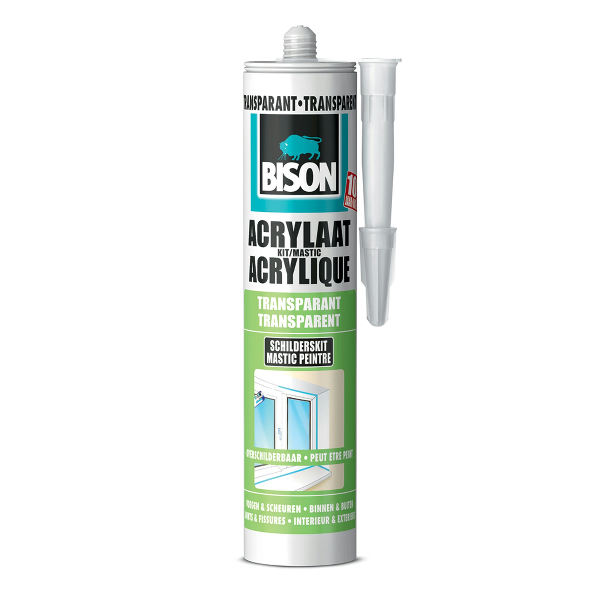 Bison Acrylaatkit Transparant 300 Ml bison kopen in de aanbieding