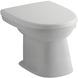 Sphinx verhoogd staand toilet met muurafvoer (PK) wit 46 cm