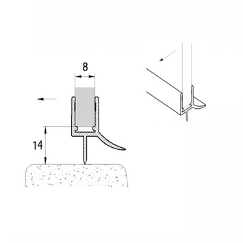 zondaar Dezelfde Onveilig GAMMA | Sealskin Afdichtprofiel I AM Horizontaal 100 cm kopen? | profielen