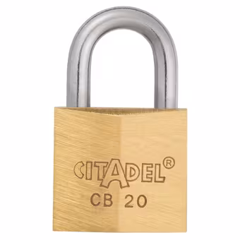 Abus Citadel hangslot 20 mm messing