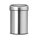 Brabantia Touch Bin Prullenbak - 3 l - Matt Steel