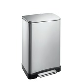 EKO E-Cube pedaalemmer rechthoekig mat RVS 30 liter