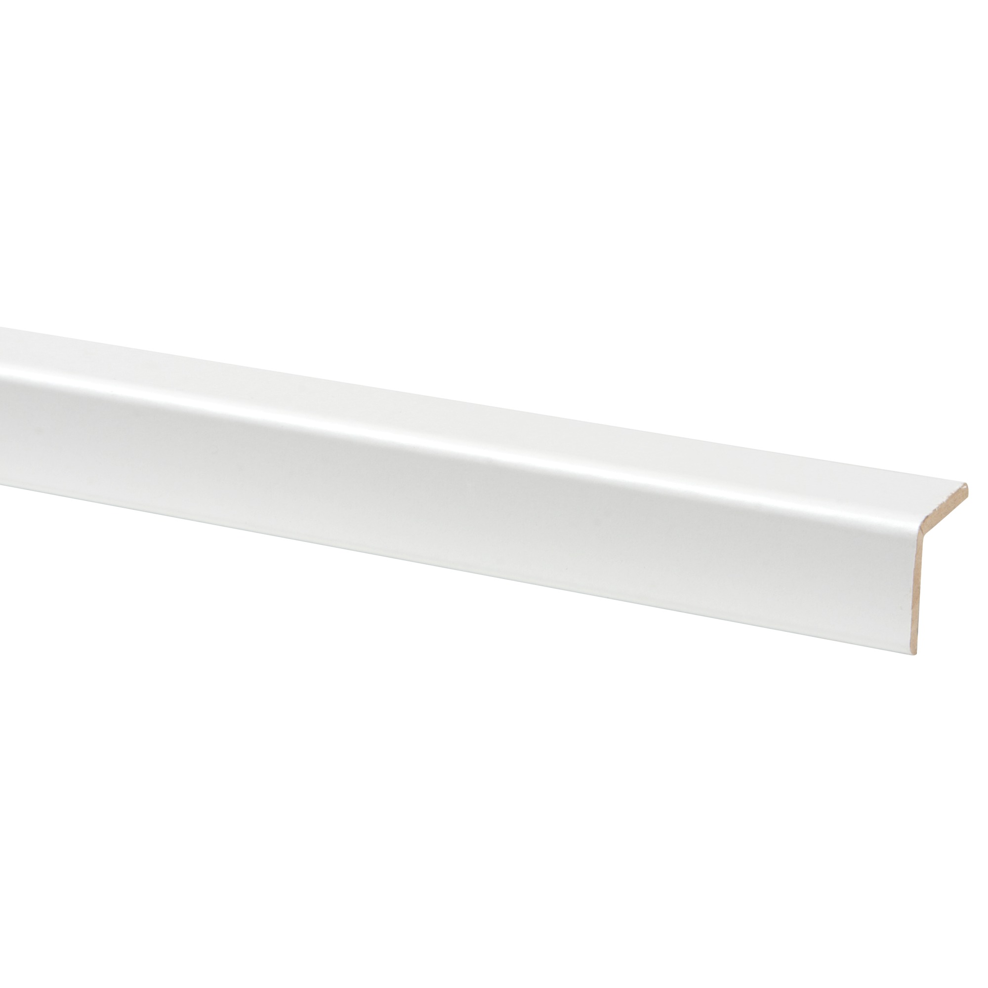 Hoeklat Mdf Wit Folie 33X33 Mm 260 huismerk kopen in de aanbieding