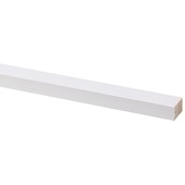 Lat geschaafd grenen wit gegrond 12x18 mm 270 cm