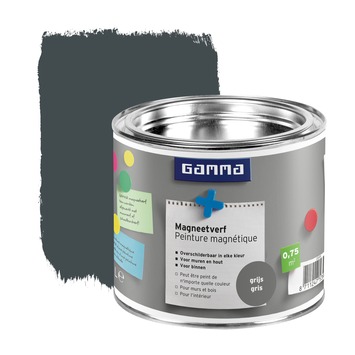 niveau terras Doorzichtig GAMMA | GAMMA magneetverf donkergrijs 500 ml kopen? 