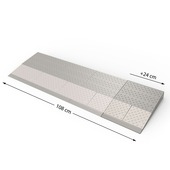 Secucare  2-laags drempelhulpverbreder 24 cm (verbreedt Standaard drempel naar 108 cm)