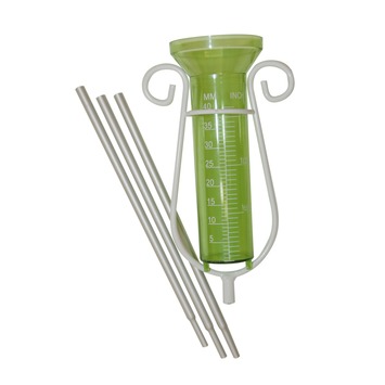 Relaxdays Regenmeter Tuinkabouter - Weerbestendige Pluviometer