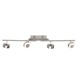 Brilliant quatrobalk Orban geïntegreerde LED 4x4,5W mat chroom