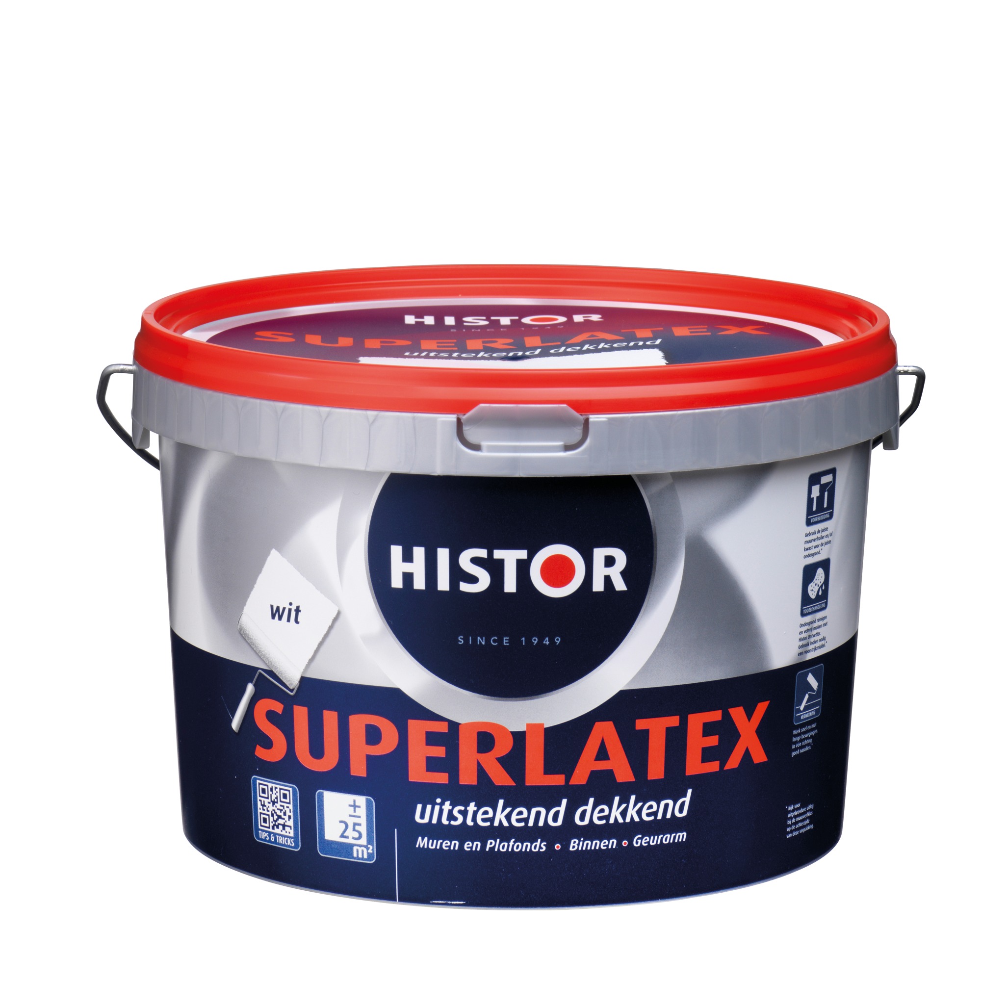 Histor Super Latex Wit 25 Liter histor kopen in de aanbieding